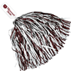 Bear Head Missouri State Maroon and White Pom Pom