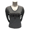 Adidas Ladies Missouri State BEARS V-Neck LS Tee