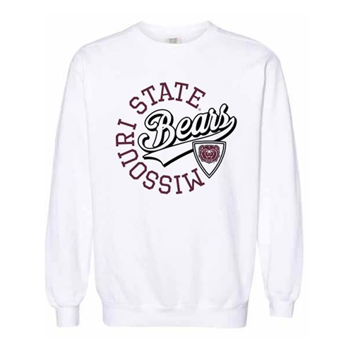 Missouri State Bookstore - Colosseum Bear Head Missouri State Bears #1  White Baseball Jersey