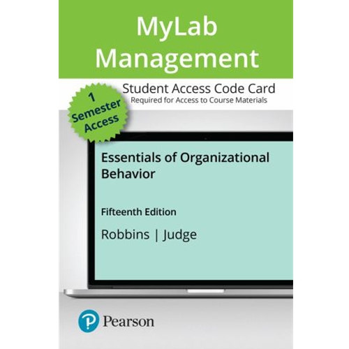 STREAMLINED MGT 600 MANAGEMENT + MYLAB