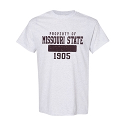 Champion Property of Missouri State 1905 White Short Sleeve