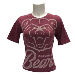Under Armour Ladies Bear Head Missouri State Bears Short Sleeve Tee