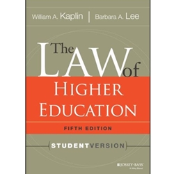 LAW OF HIGHER EDUCATION