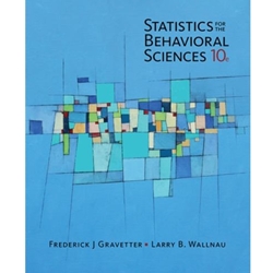 STATISTICS FOR THE BEHAVIORAL SCIENCES