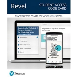 STRAT FOR TECH COMMUNICATION REVEL ACCESS CODE