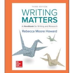 WRITING MATTERS