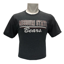 Russell Missouri State Bears Charcoal Short Sleeve Tee