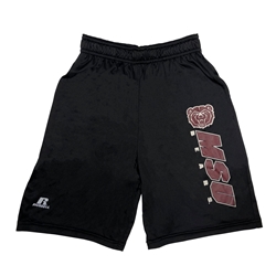 Russell Youth Black MSU Bears Shorts