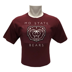 Champion MOSTATE Bears Maroon Short Sleeve Tee