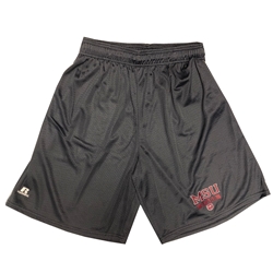 Russell MSU Bears Charcoal Mesh Pocket Shorts