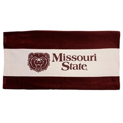 Bear Head Missouri State Beach Towel