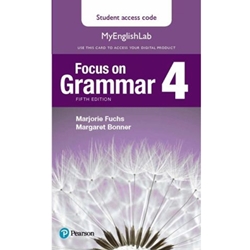 FOCUS ON GRAMMAR 4 MYENGLAB ONLINE ACCESS