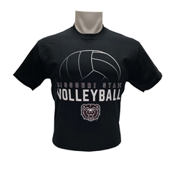 Gildan Missouri State Volleyball Black Short Sleeve Tee
