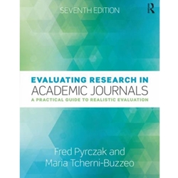 EVALUATING RESEARCH IN ACADEMIC JOURNALS