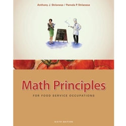 MATH PRINCIPLES FOR FOOD SERVICE OCCUPATIONS