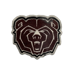 Bear Head Embroidery Iron-On Patch