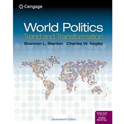 KEGLEY'S WORLD POLITICS LL W MINDTAP PKG