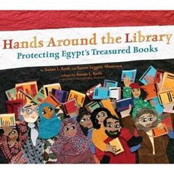 HANDS AROUND THE LIBRARY