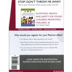 NUTRITION, HEALTH & SAFETY FOR YOUNG CHILDREN ETEXT ACCESS