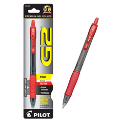 G2 Gel Roller Red Ink Pen