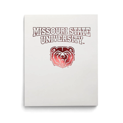 Missouri State University White Pocket Folder