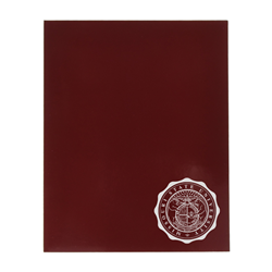 Missouri State Mission Statement with University Seal Maroon Folder