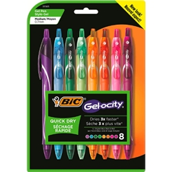 Bic Gel-ocity 8 Pack of Pens