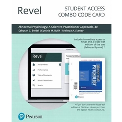 ABNORMAL PSYCHOLOGY REVEL COMBO ACCESS