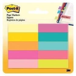 Post-It Page Markers Assorted Colors