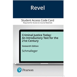 CRIMINAL JUSTICE TODAY REVEL CODE