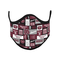 Missouri State Logos All Over Face Mask