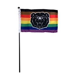 Mini Bear Head Pride Flag
