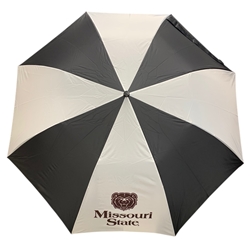 Storm Duds 48 inch Black & White Missouri State Bear Head Umbrella