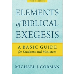 ELEMENTS OF BIBLICAL EXEGESIS