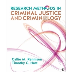 RESEARCH METHODS IN CRIMINAL JUSTICE & CRIMINOLOGY