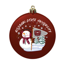 Missouri State University Snowman Ornament
