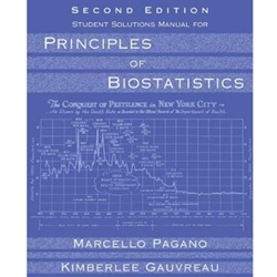 PRIN OF BIOSTATISTICS STD MANUAL *OOP NO NEW*