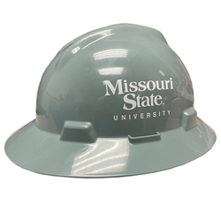 MSU Logo  Dark Gray Hard Hat- X-Large shell