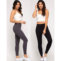 High Waisted Athletic Leggings with Pockets