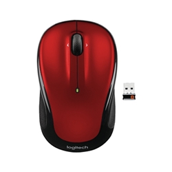 Logitech Wireless Red Mouse M325