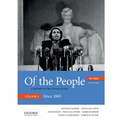 OF THE PEOPLE VOL 2 SINCE 1865 W SOURCES