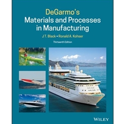 DEGARMOS MATERIALS & PROC IN MANUFACTURING