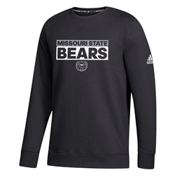 Adidas Missouri State Bears Bear Head Black Crewneck