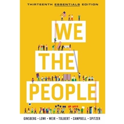 WE THE PEOPLE ESSENTIALS (W EBOOK & INQUIZITIVE ACCESS)