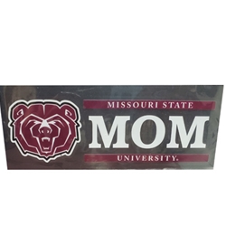 Missouri State University Mom Bear Head Decal