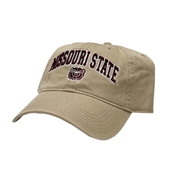 Legacy Missouri State Bear Head Khaki Adjustable Cap