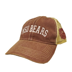 Legacy MSU Bears Bear Head Brown Adjustable Cap
