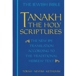 TANAKH: THE HOLY SCRIPTURES (BLUE COVER)