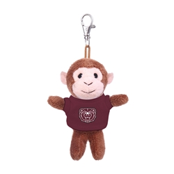 Jardine Monkey Bear Head Keychain