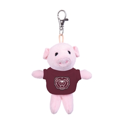Jardine Pig Bear Head Keychain